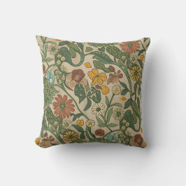 Seamless vintage botanical pattern  kudde
