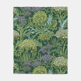Seamless William Morris style floral pattern Fleecefilt
