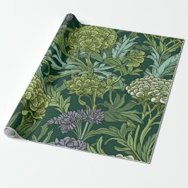 Seamless William Morris style floral pattern Presentpapper