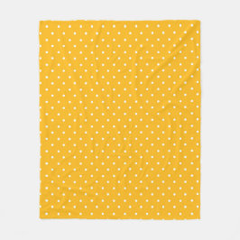 Seamless yellow-orange  polka dot  pattern  fleecefilt