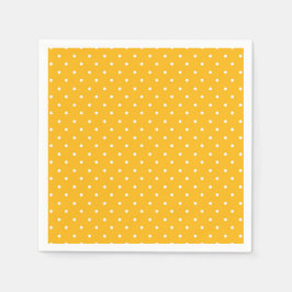 Seamless yellow-orange  polka dot  pattern  pappersservett