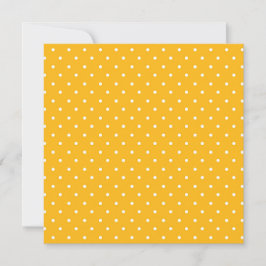 Seamless yellow-orange  polka dot  pattern  tack kort