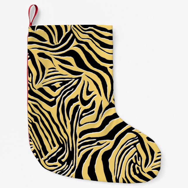 Seamless zebra pattern, animal. wallpaper,abstract liten julstrumpa (Framsidan)