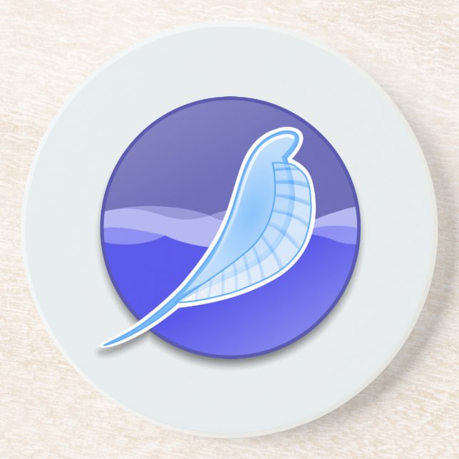 SeaMonkey logotyp Underlägg Sandsten (Framsidan)