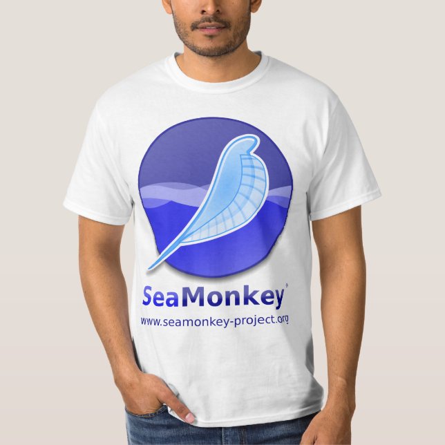 SeaMonkey projekterar - den vertikala logotypen Tee (Framsida)