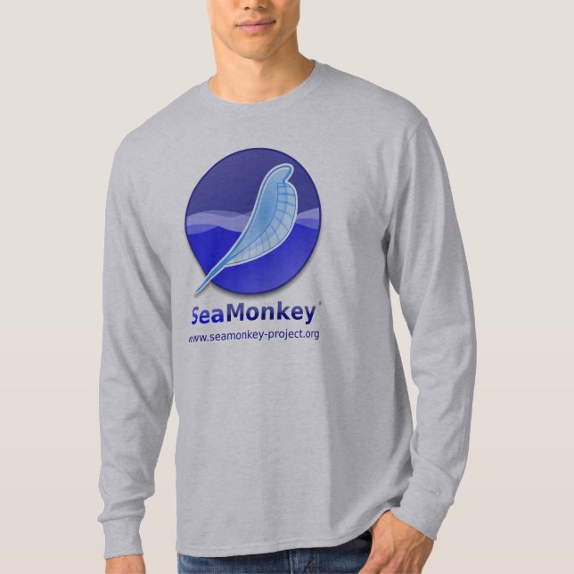SeaMonkey projekterar - den vertikala logotypen Tee (Framsida)