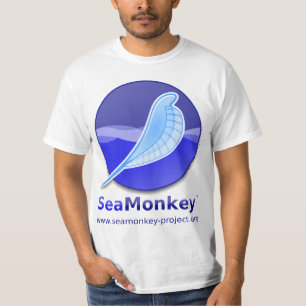 SeaMonkey projekterar - den vertikala logotypen Tee Shirt