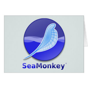 SeaMonkey textlogotyp Hälsningskort