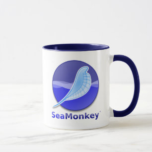 SeaMonkey textlogotyp Mugg