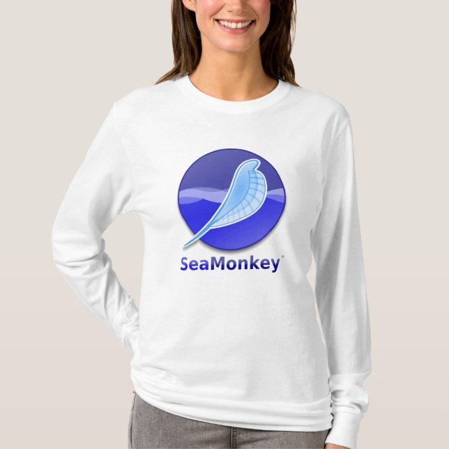 SeaMonkey textlogotyp Tee (Framsida)