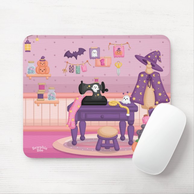 Seamstress Halloween Mouse Pad Musmatta (Med mus)