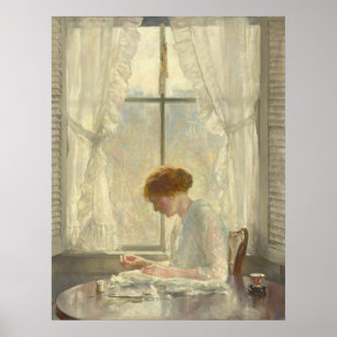Seamstress - Joseph R. DeCamp Fine Art Poster