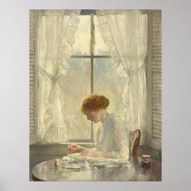Seamstress - Joseph R. DeCamp Fine Art Poster (Framsidan)