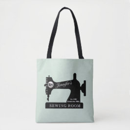 Seamstress Quilter Sewing Gift Sewing Maskin Tote Tygkasse
