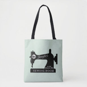 Seamstress Quilter Sewing Gift Sewing Maskin Tote Tygkasse