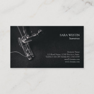 Seamstress Tailor Sewing Visitkort
