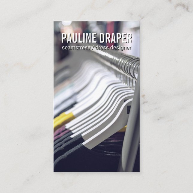 Seamstress | Tailor Visitkort (Framsida)