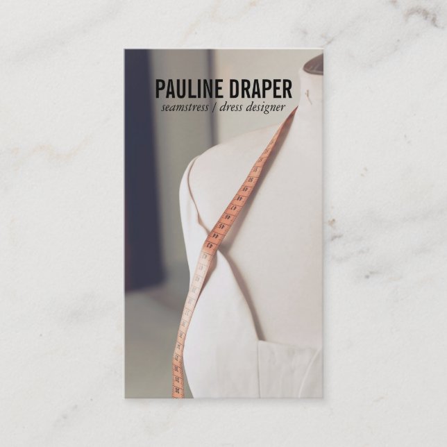 Seamstress | Tailor Visitkort (Framsida)