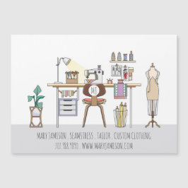 Seamstress Verktyg of Trade Magnetic Business