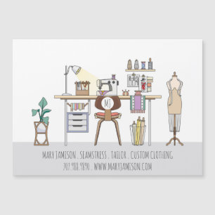 Seamstress Verktyg of Trade Magnetic Business