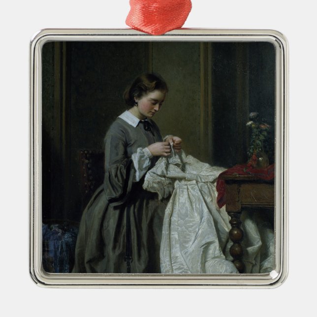 Seamstressen Julgransprydnad Metall (Framsidan)