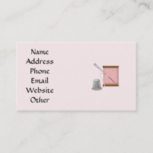Seamstresskonsthantverkvisitkort Visitkort