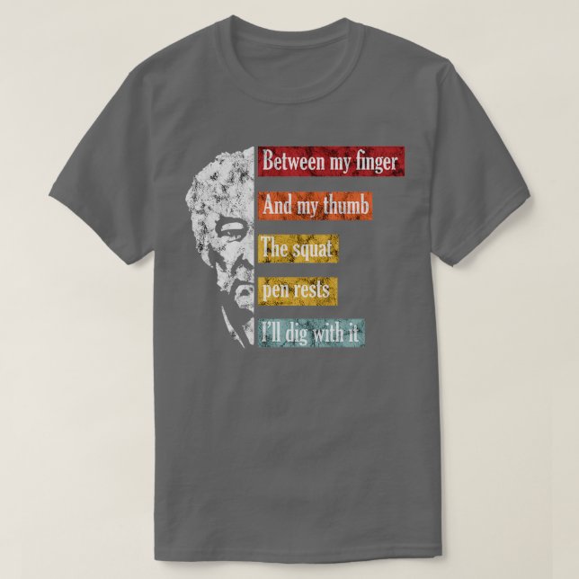 Seamus Heaney T Shirt (Design framsida)