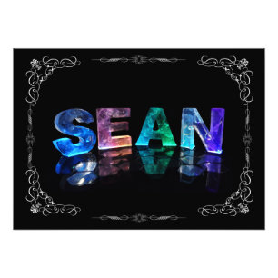 Sean - den kända Seanen i 3D tänder (fotografera Fototryck