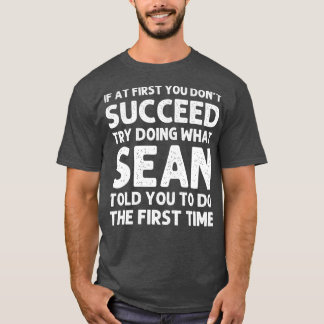 SEAN Gift Namn Personlig Birthday Funny Joke T Shirt