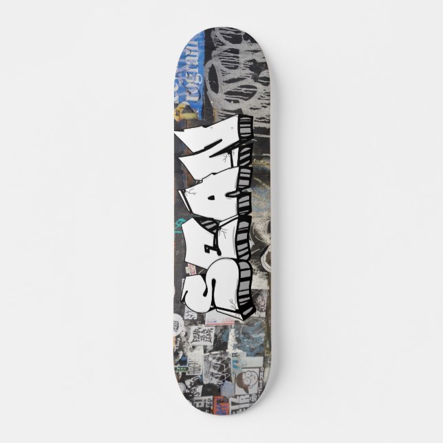 Sean Graffiti Anpassningsbar Personlig Coola Skate Mini Skateboard Bräda 18,5 Cm (Framsida)