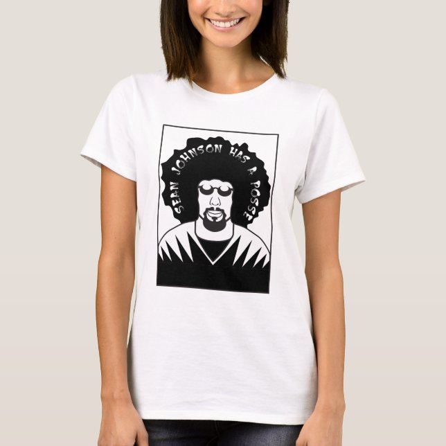 Sean Johnson har en Posse T-shirt (Framsida)