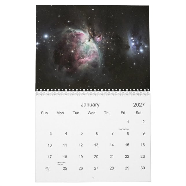 Sean Parkers Astro kalender 2013 (Jan 2027)