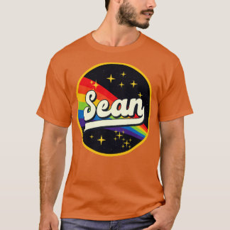 Sean Rainbow in Space Vintage Stil T Shirt