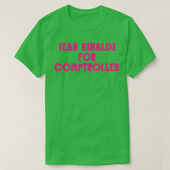 Sean Rinaldi for Comptroller Gay Ova här bak Pri T Shirt (Design framsida)