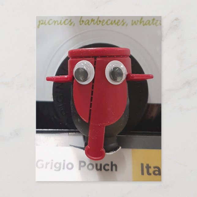 Sean som fårvinet hänger lös… vykort (Framsida)