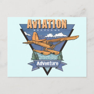 Seaplane Äventyr Vykort