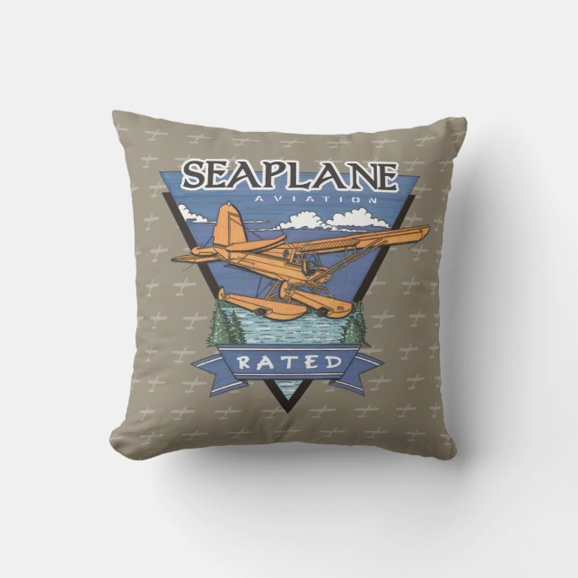 Seaplane Aviation Rating Kudde (Framsida)