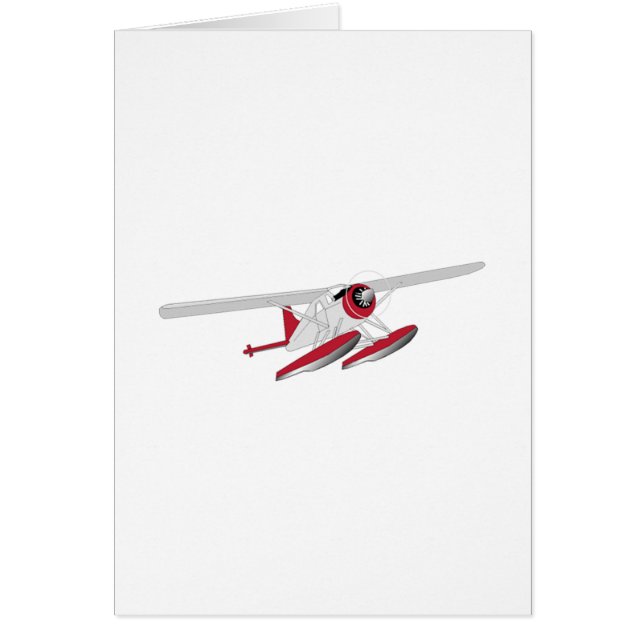 Seaplane Hälsningskort (Framsidan)