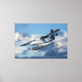Seaplane i Himlar Canvastryck