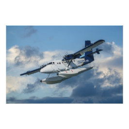 Seaplane i Himlar Fototryck