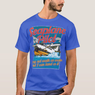 Seaplane Pilot Kärlek Flygande piloter Licens Gift T Shirt