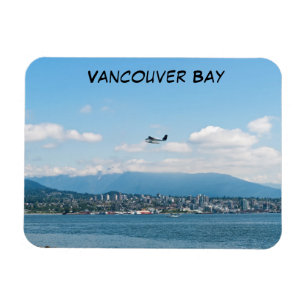 Seaplane som lyfter över Vancouver Bay Magnet
