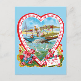 Seaplane Valentine Helg Vykort