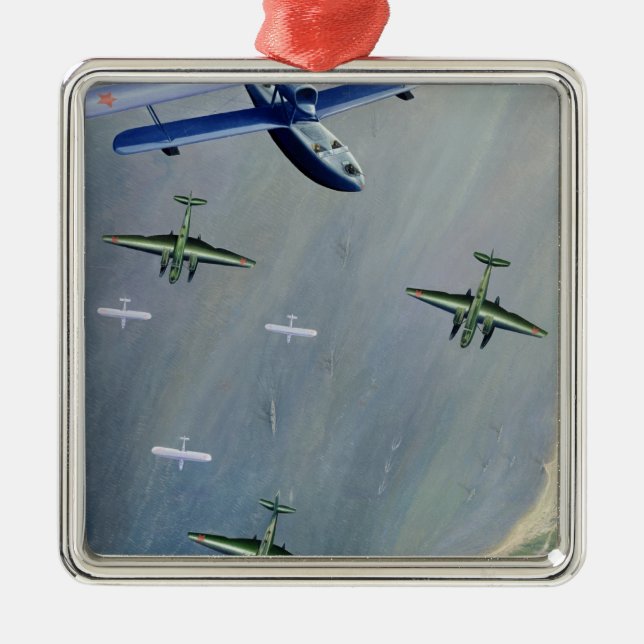 Seaplanes 1933 julgransprydnad metall (Framsidan)