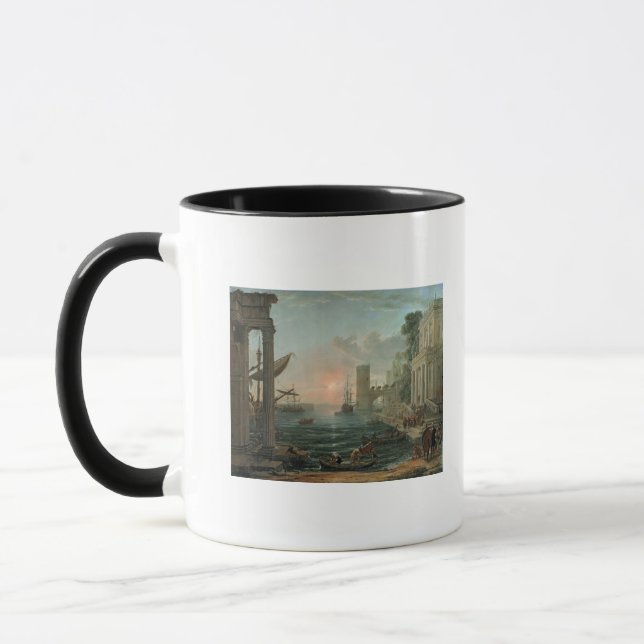 Seaport med ilastningen mugg (Vänster)