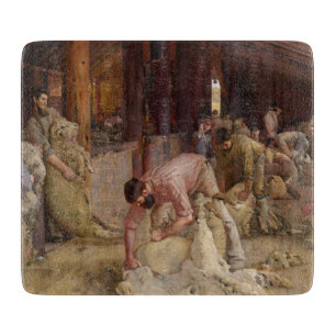 Searing the Rams (Australian Art) (Tom Roberts)
