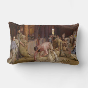 Searing the Rams (Australian Art) (Tom Roberts) Lumbarkudde