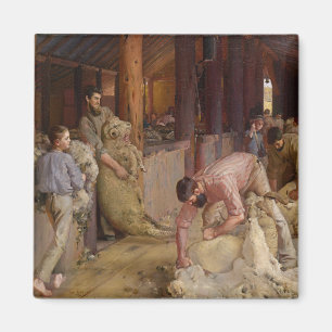 Searing the Rams (Australian Art) (Tom Roberts) Magnet