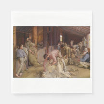 Searing the Rams (Australian Art) (Tom Roberts)