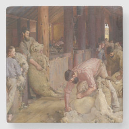 Searing the Rams (Australian Art) (Tom Roberts) Stenunderlägg
